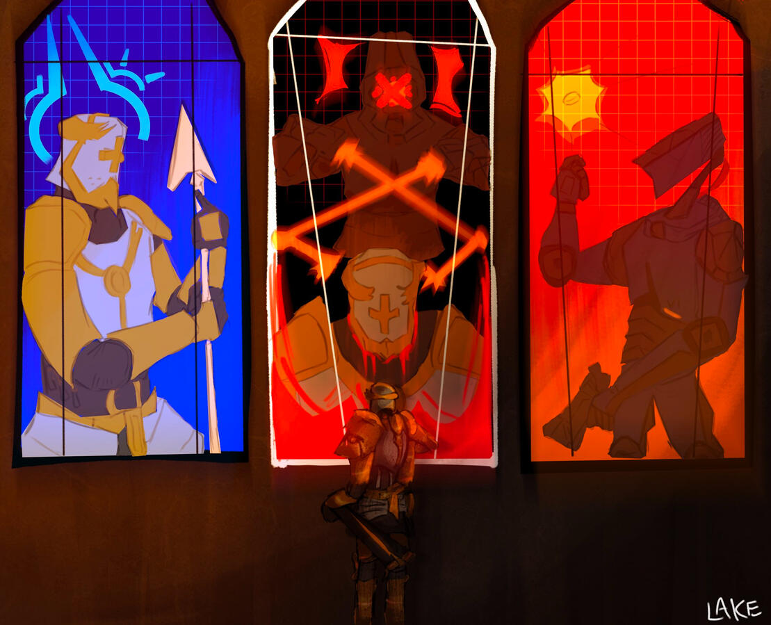 Stained Glass Ultrakill Fanart